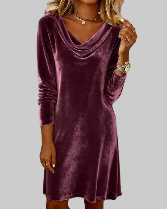 Frosina - Robe ample en velours