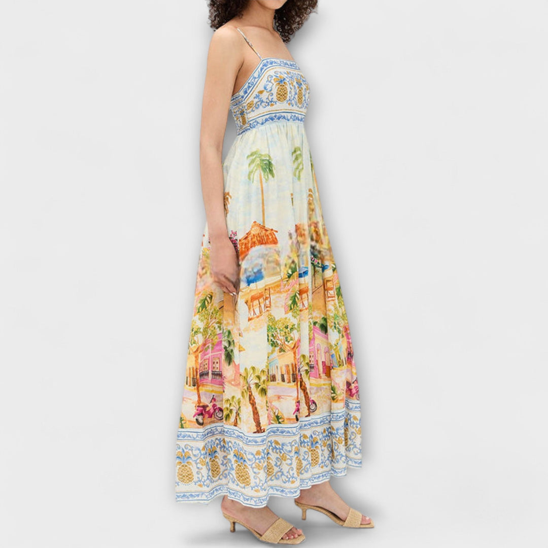 Lumen - Maxi Abito Multicolor Aracati