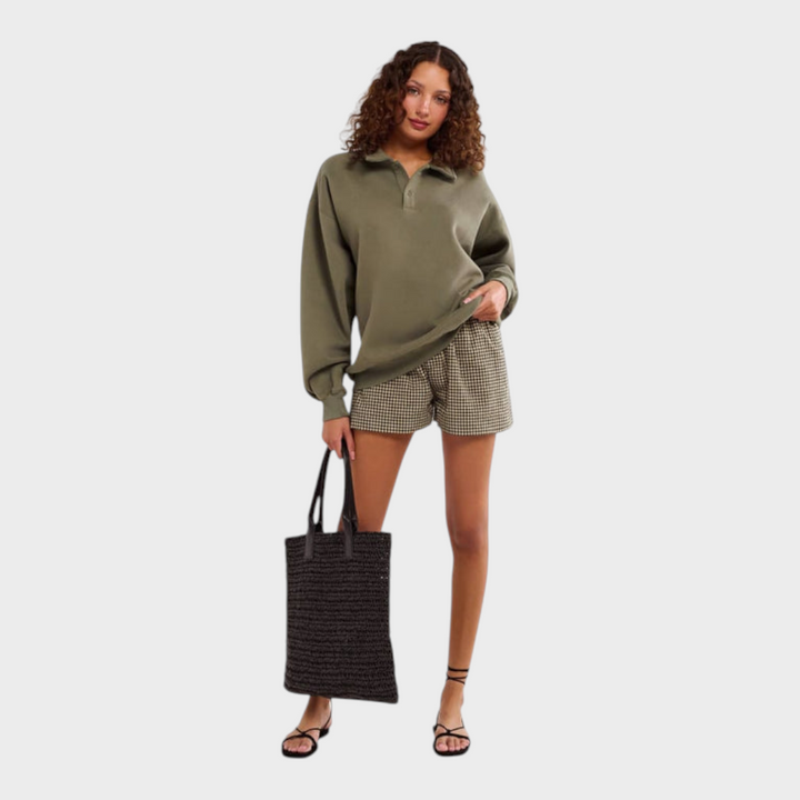 Heidilyn | Felpa con cappuccio aeroporto | Colore tenue