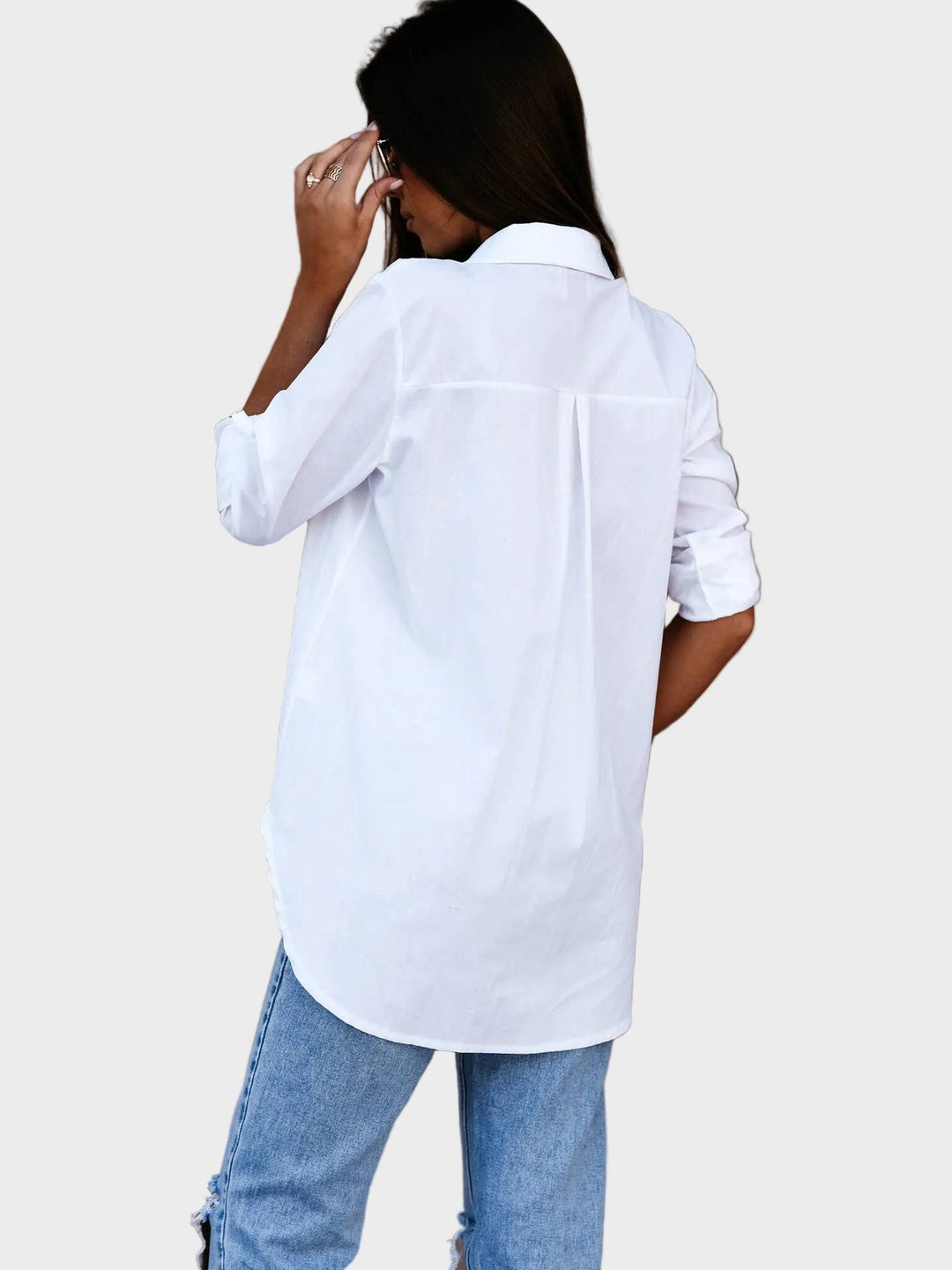 Camicia classica bianca Polly Jane