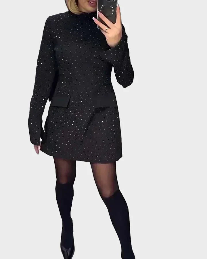 Kenzleigh - Abito elegante con dettagli scintillanti