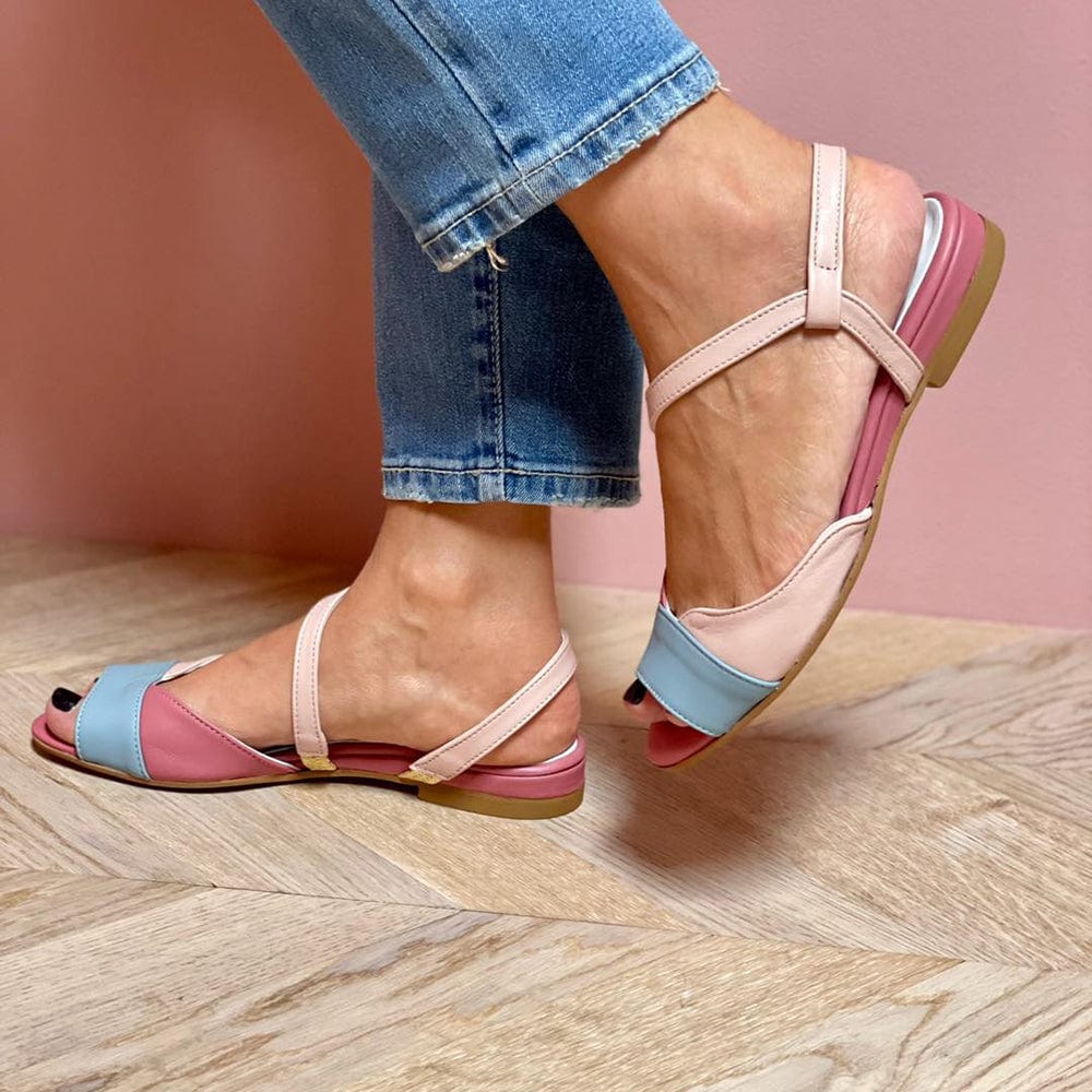 Ellela | Ballerine a blocchi di colore