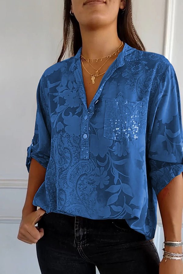 Pauline | Top elegante in paillettes