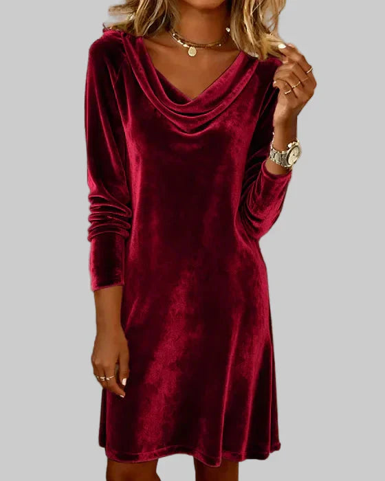 Frosina - Robe ample en velours