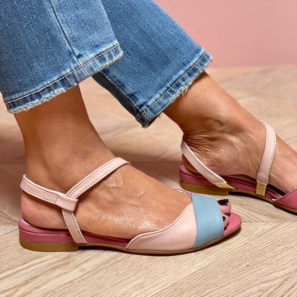 Ellela | Ballerine a blocchi di colore