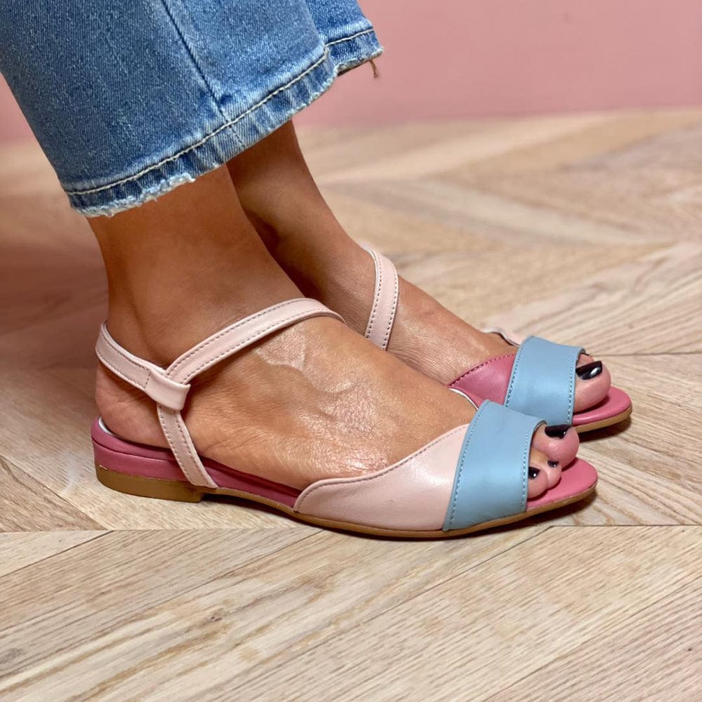 Ellela | Ballerine a blocchi di colore