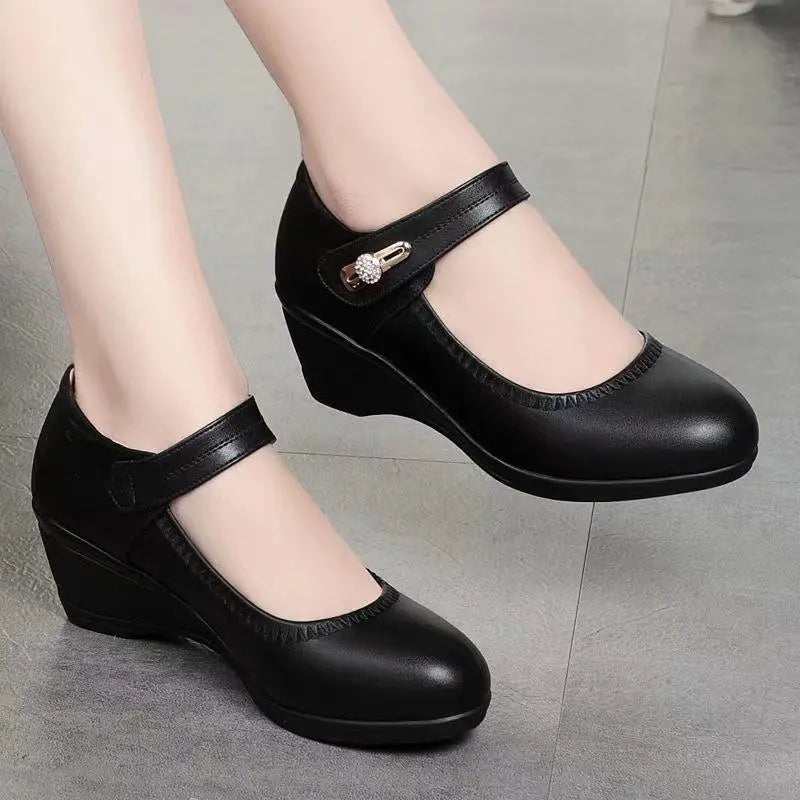 Lydia – Scarpe Comode con Tacco Medio Elegante