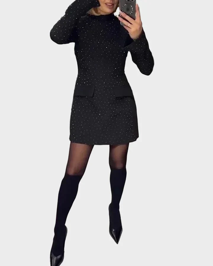 Kenzleigh - Abito elegante con dettagli scintillanti