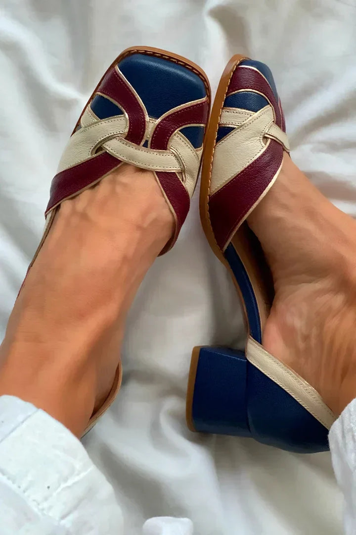 Amara | Ballerine slip-on tricolore
