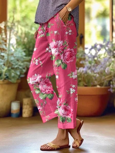 Lilah | Pantaloni casual a fiori