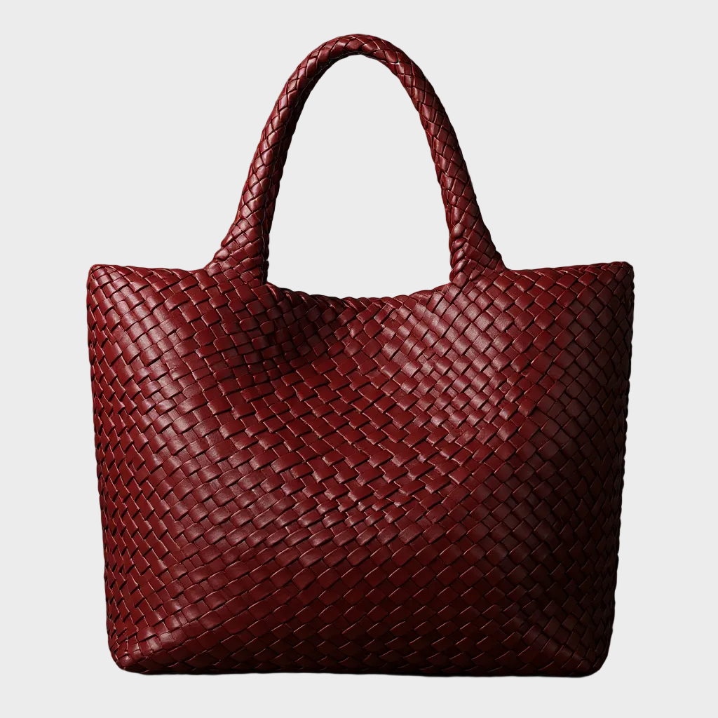 Lana Tote in pelle intrecciata a mano