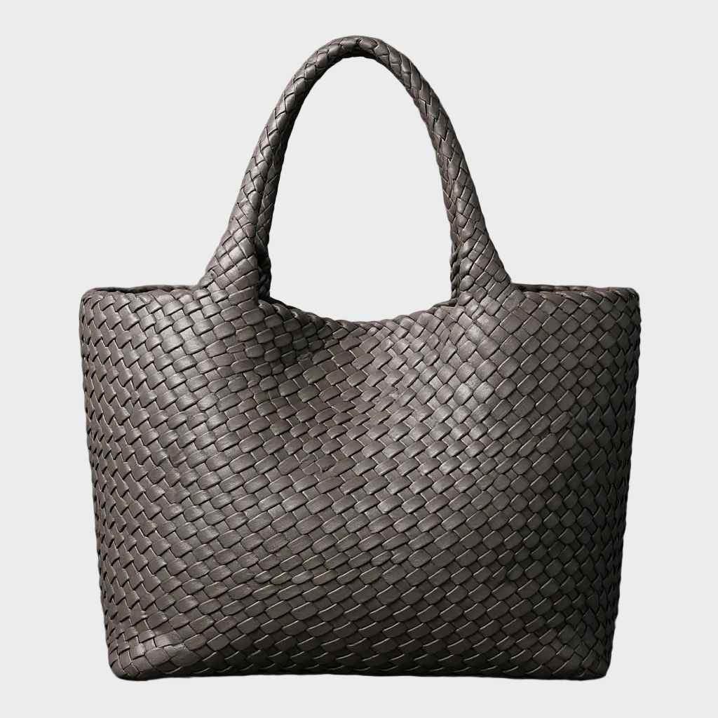 Lana Tote in pelle intrecciata a mano