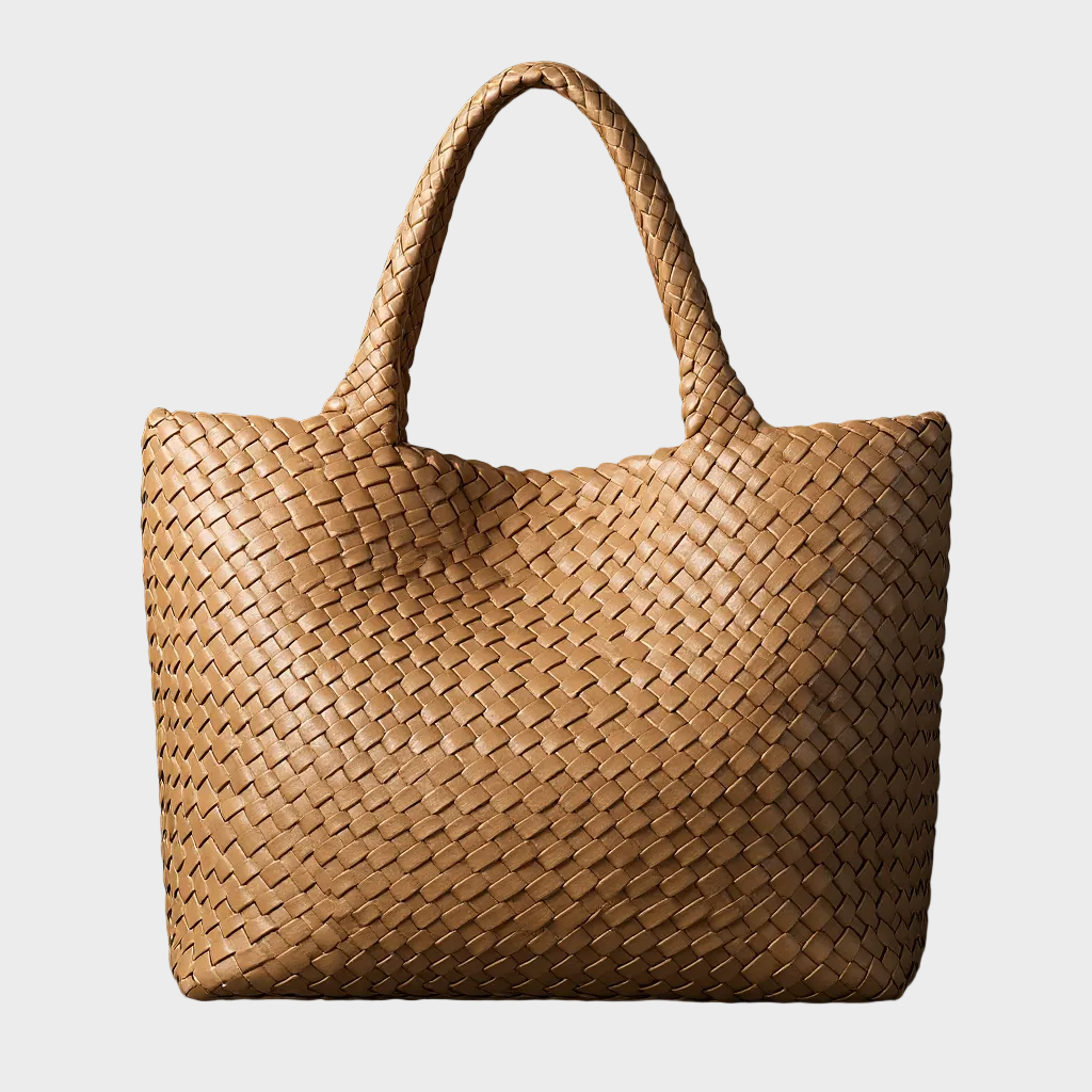 Lana Tote in pelle intrecciata a mano