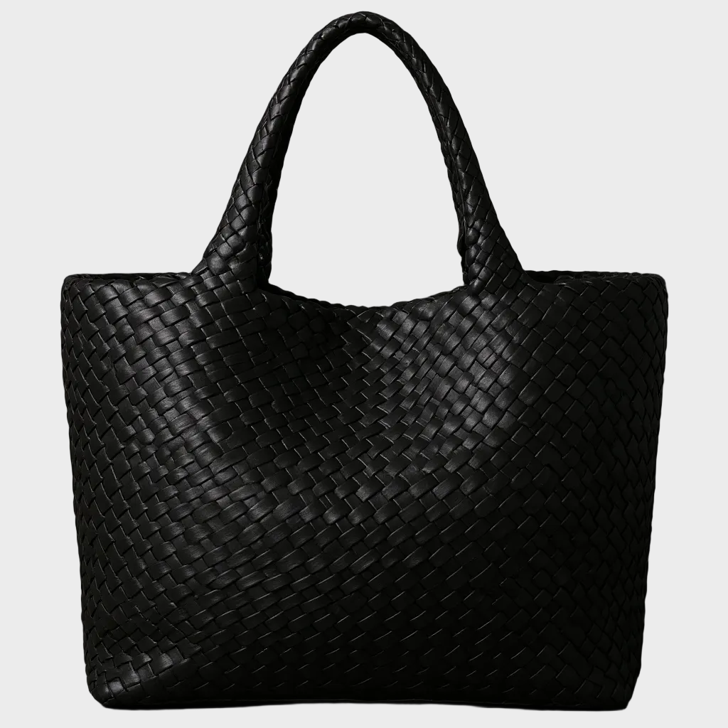 Lana Tote in pelle intrecciata a mano