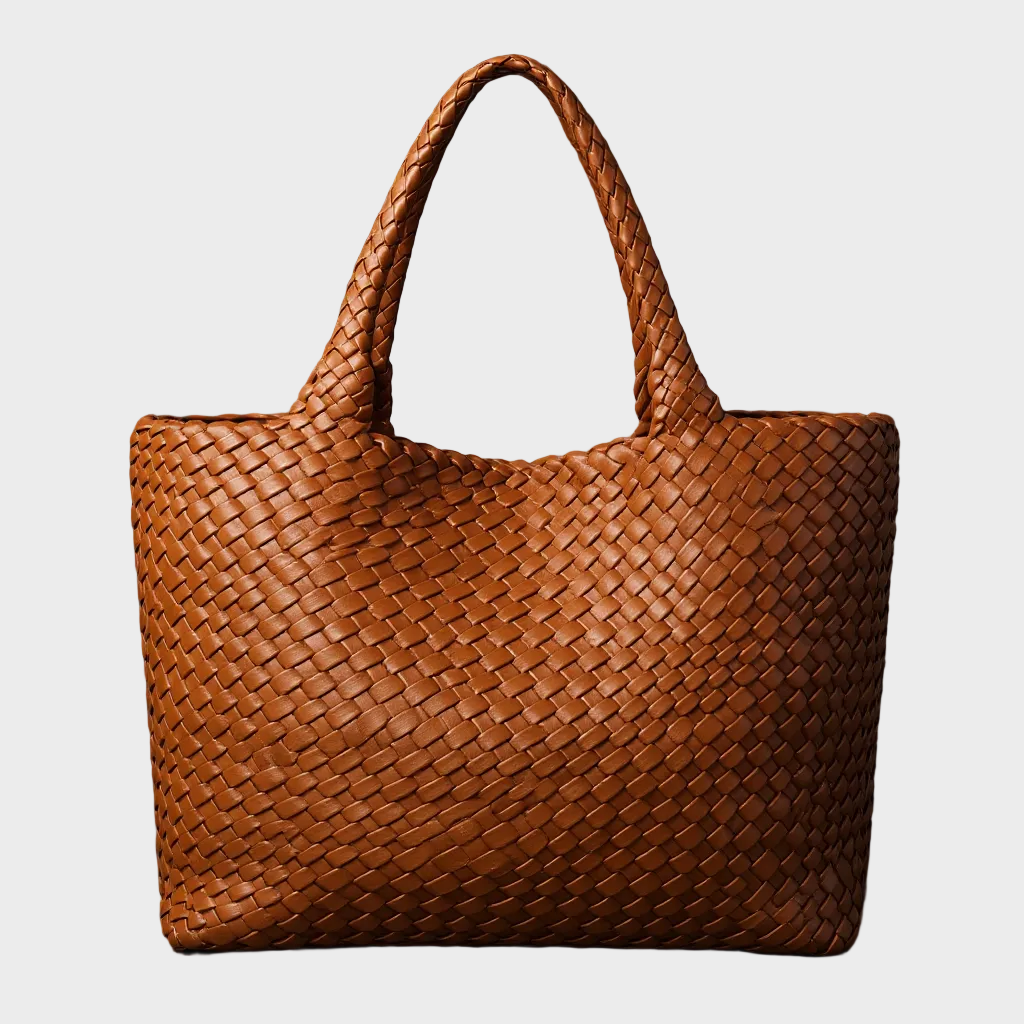 Lana Tote in pelle intrecciata a mano