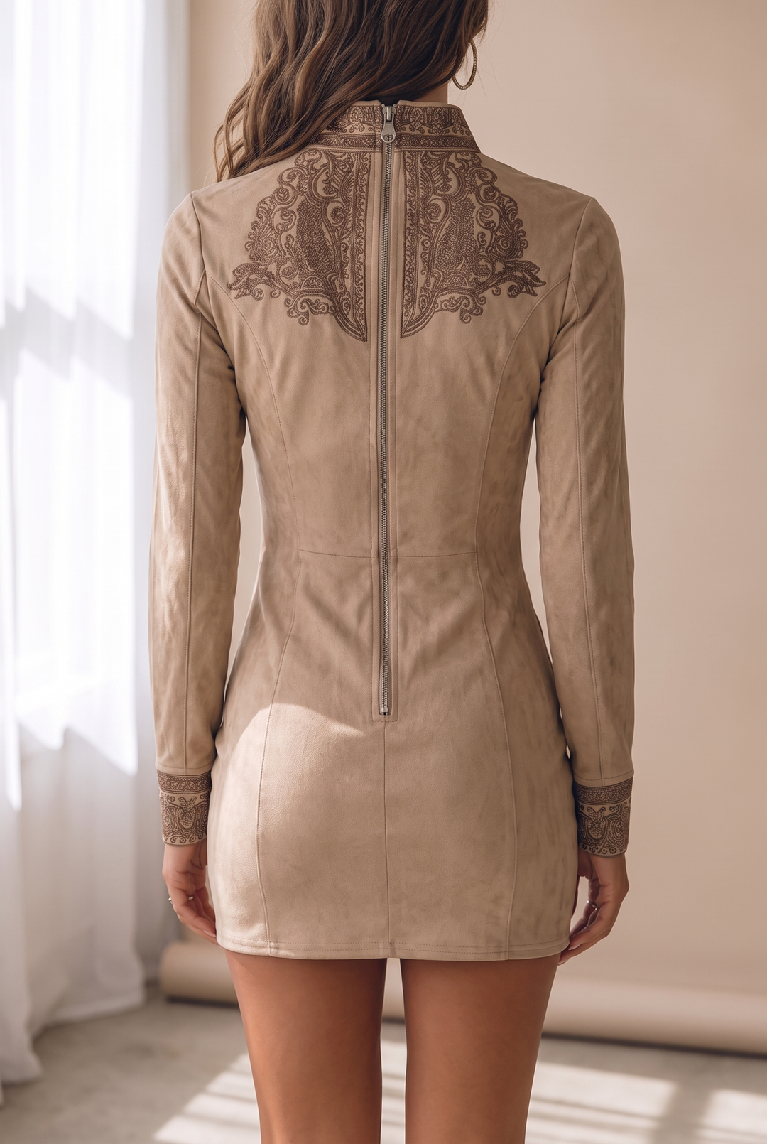 Zarina Vintage Beige Mini - back