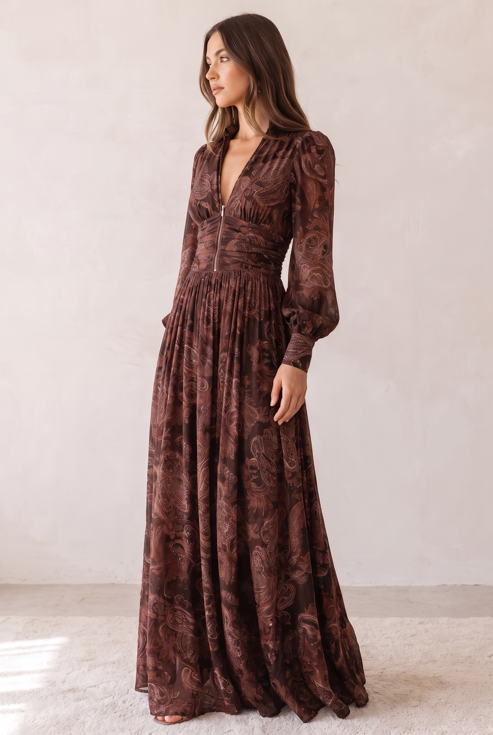 Cloe Vintage Maxi - three-quarter