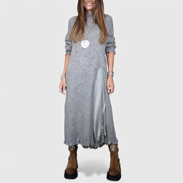 Lena | abito lungo elegante in maglia