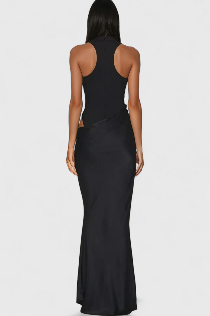 Maxi Abito Mafalda con Top a Canotta e Silhouette Affusolata