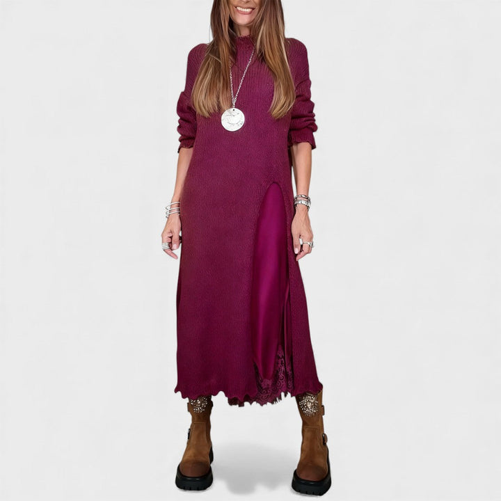 Lena | abito lungo elegante in maglia