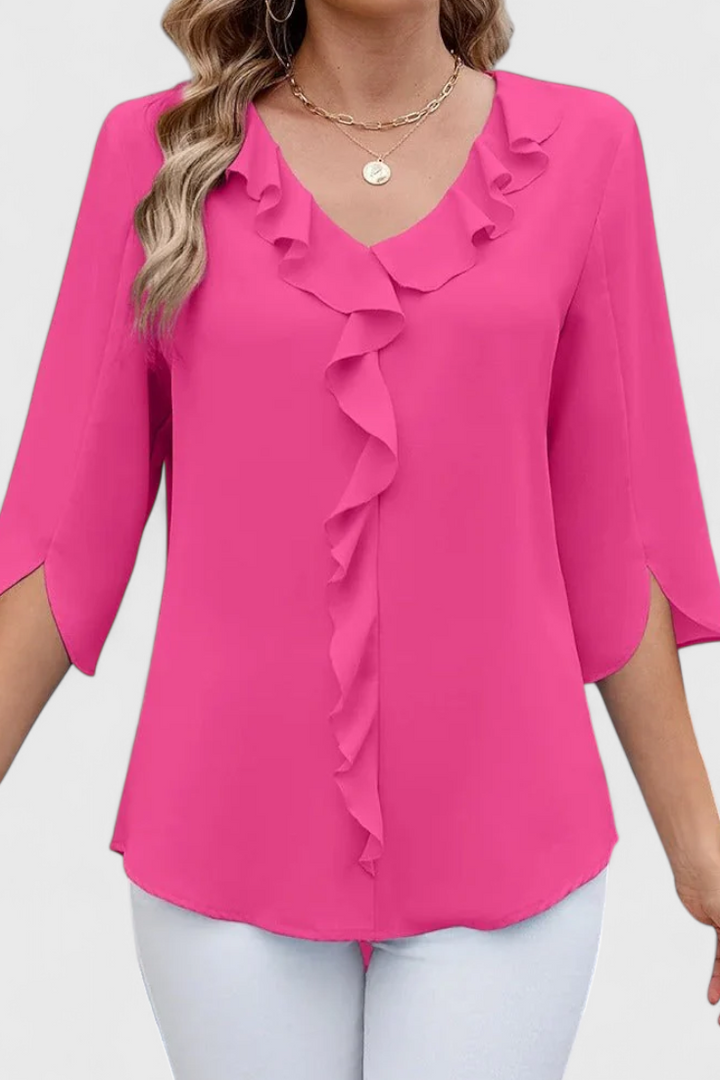 Blouse décontractée Annemiek à la coupe confortable et au style élégant