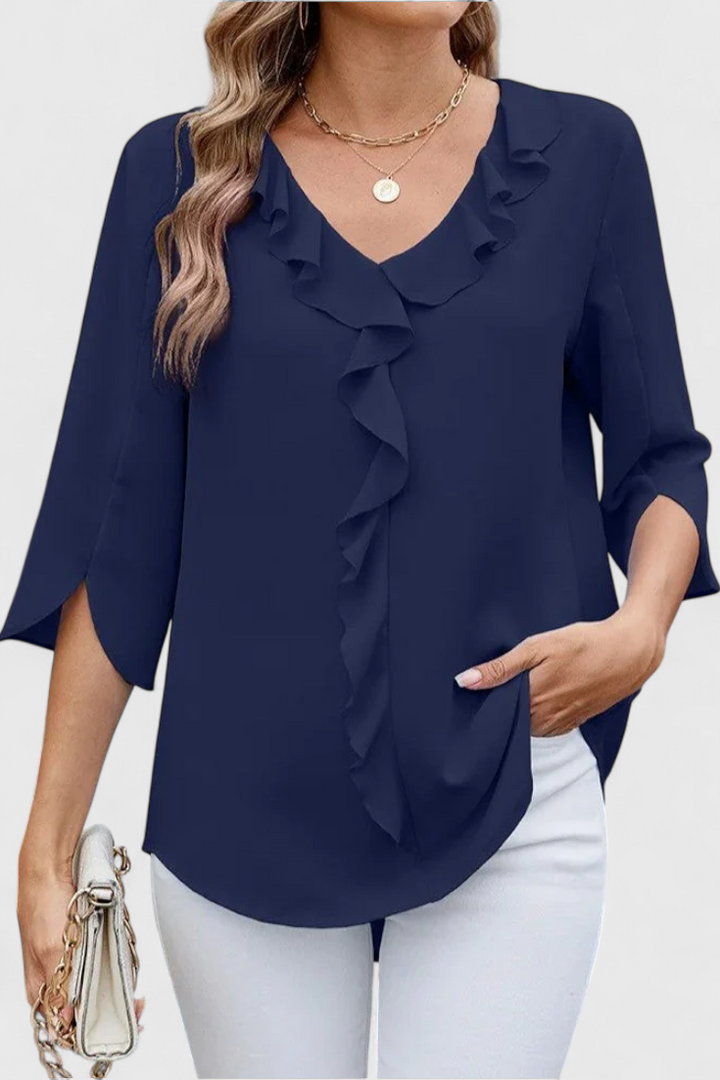 Blouse décontractée Annemiek à la coupe confortable et au style élégant