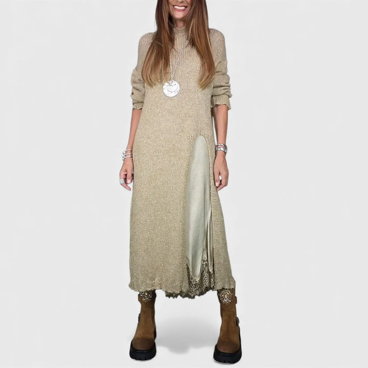 Lena | abito lungo elegante in maglia