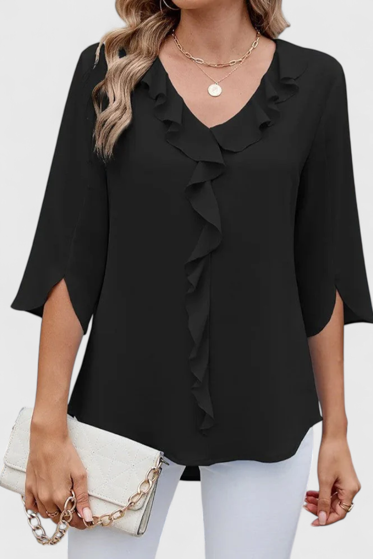 Blouse décontractée Annemiek à la coupe confortable et au style élégant