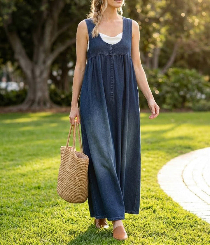 Denim Maxi Dress