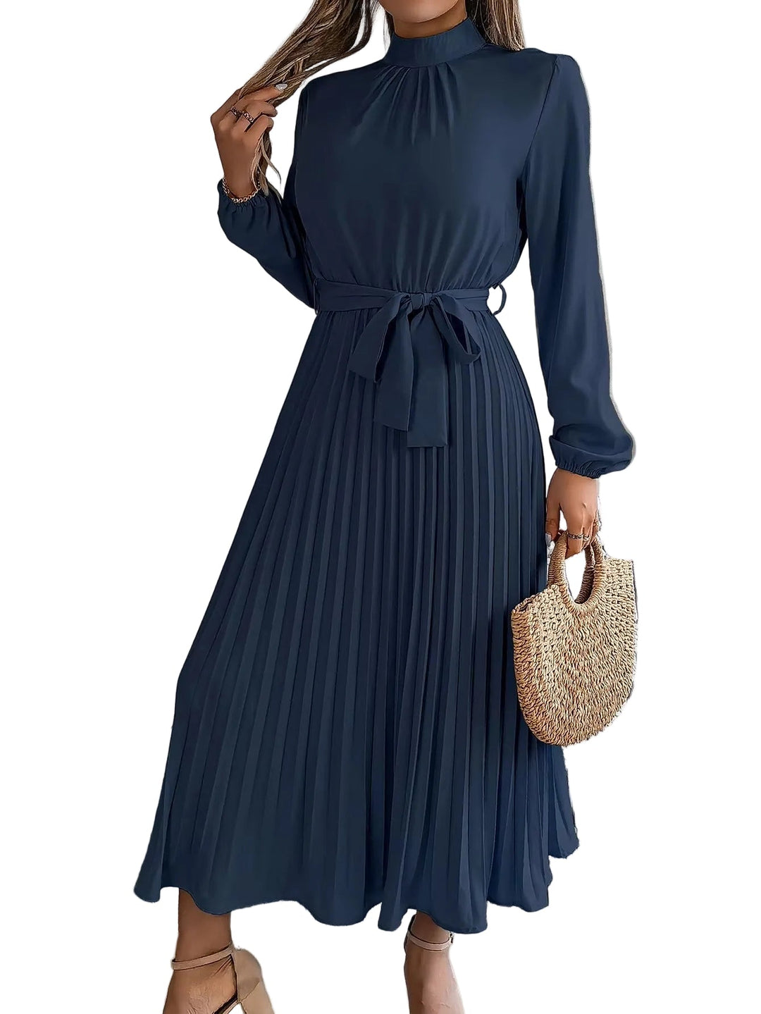 Sorayae | Abito lungo plissettato elegante