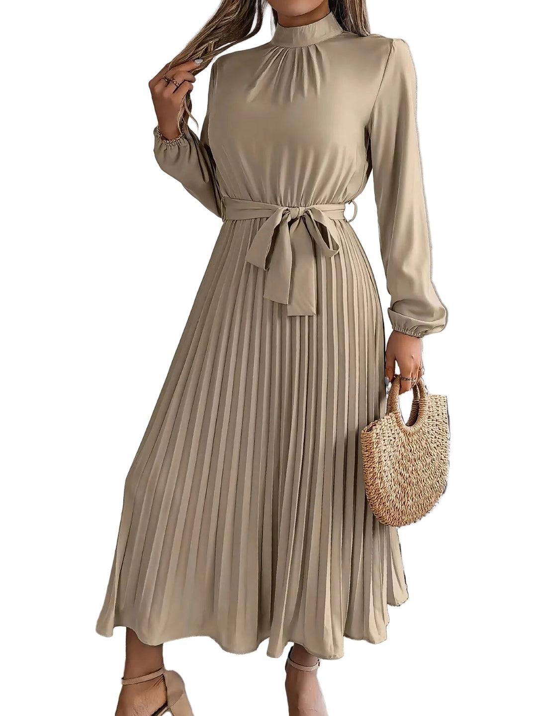 Sorayae | Abito lungo plissettato elegante