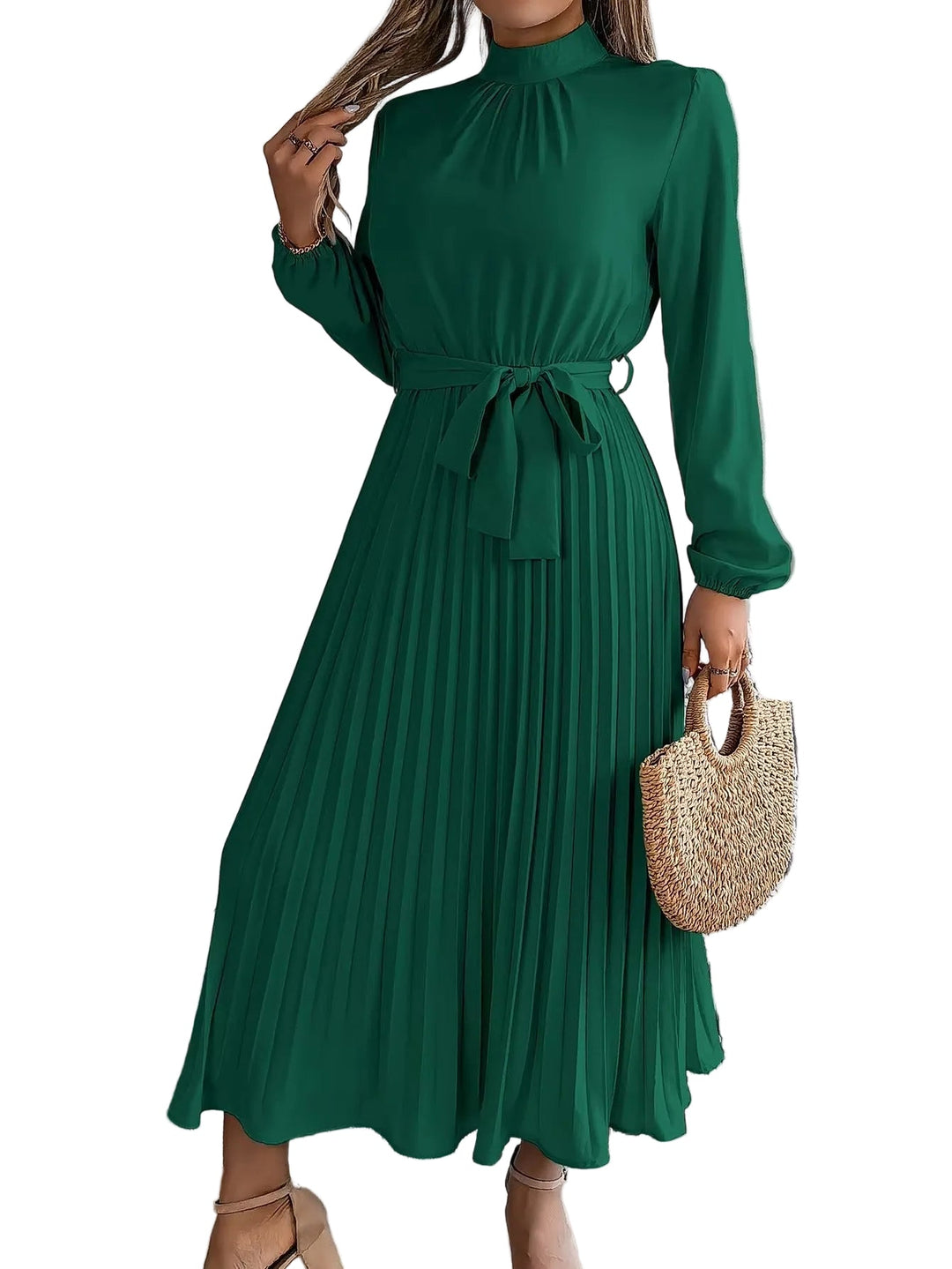 Sorayae | Abito lungo plissettato elegante