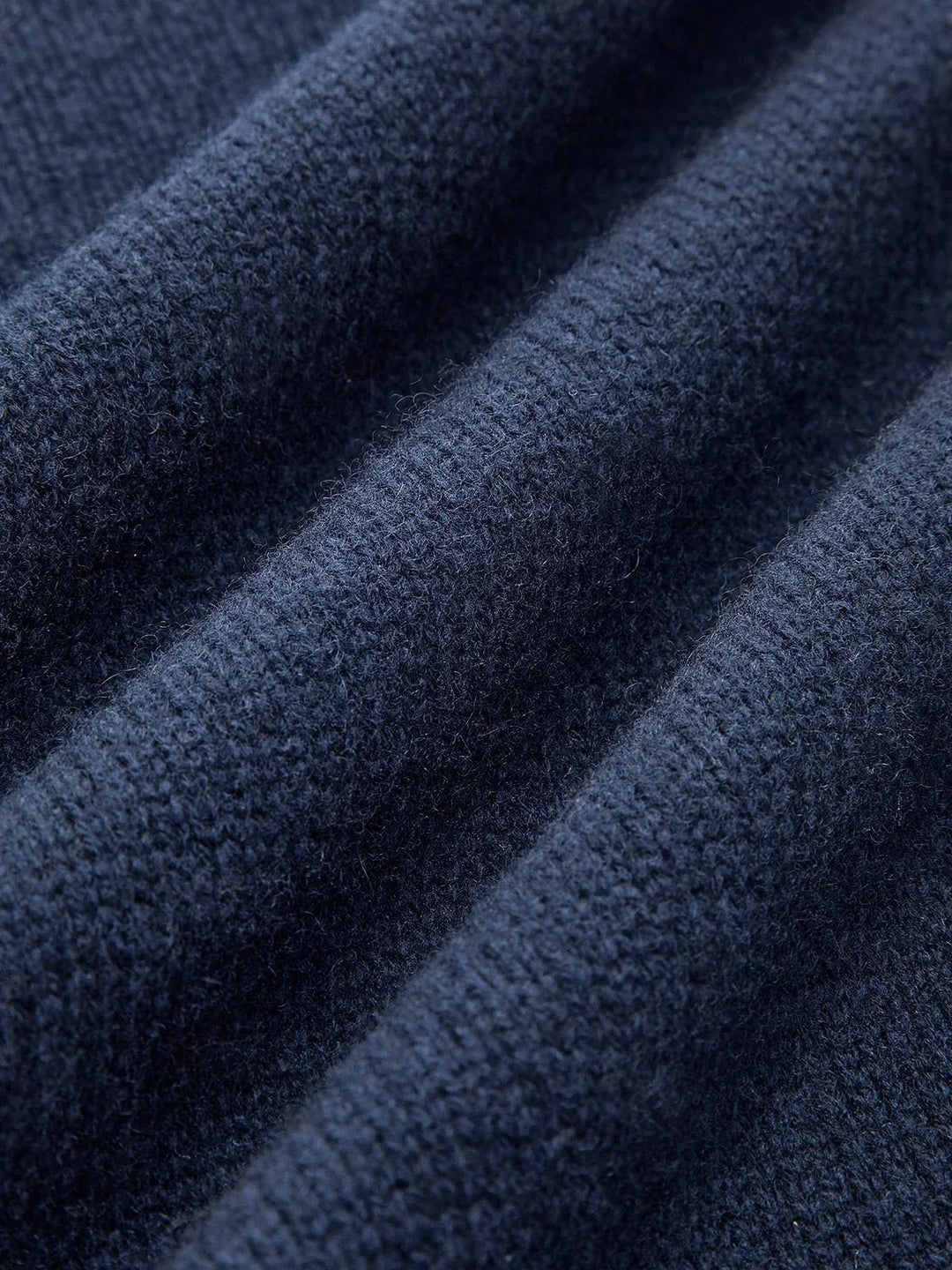 Polo Sweater for Women – Knit Pullover with Contrast Denim Collar and Snap Button Placket, Long Sleeve Fall Sweater