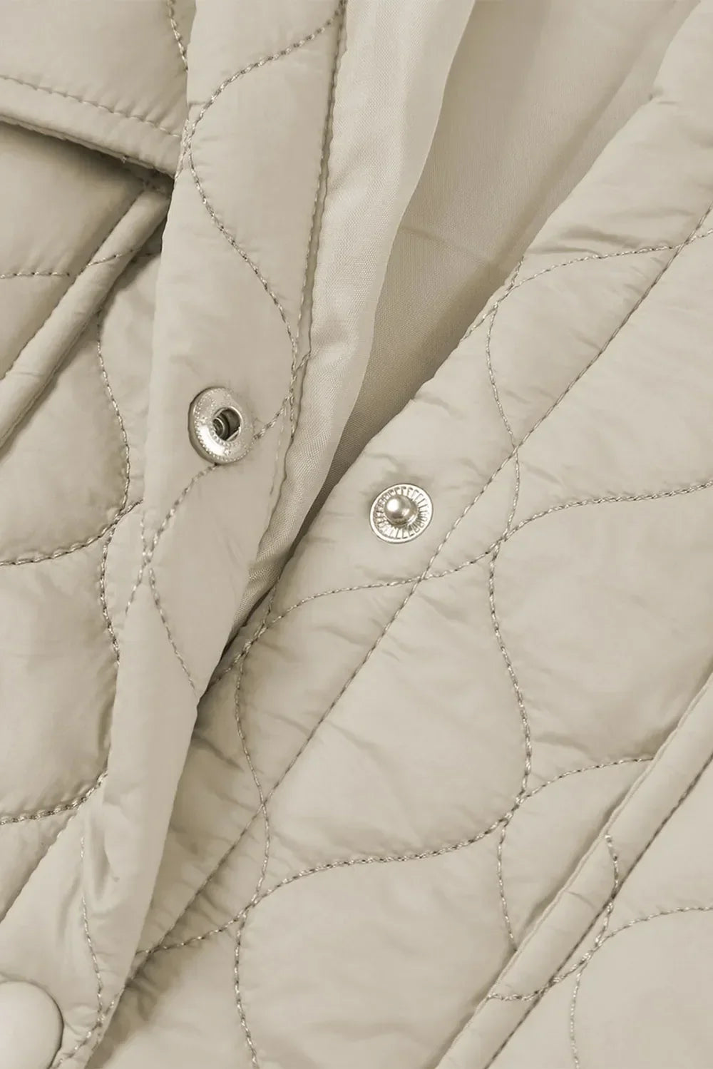 Diamond Quilted Jacket for Women – Collared Snap Front Lightweight Barn Jacket, Classic Fall Outerwear